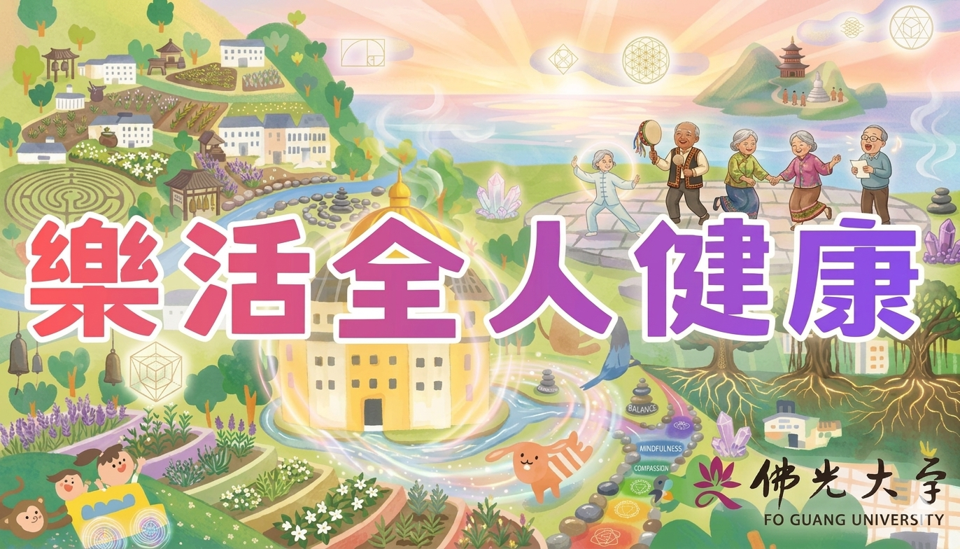 樂活全人健康logo-長者太極唱跳